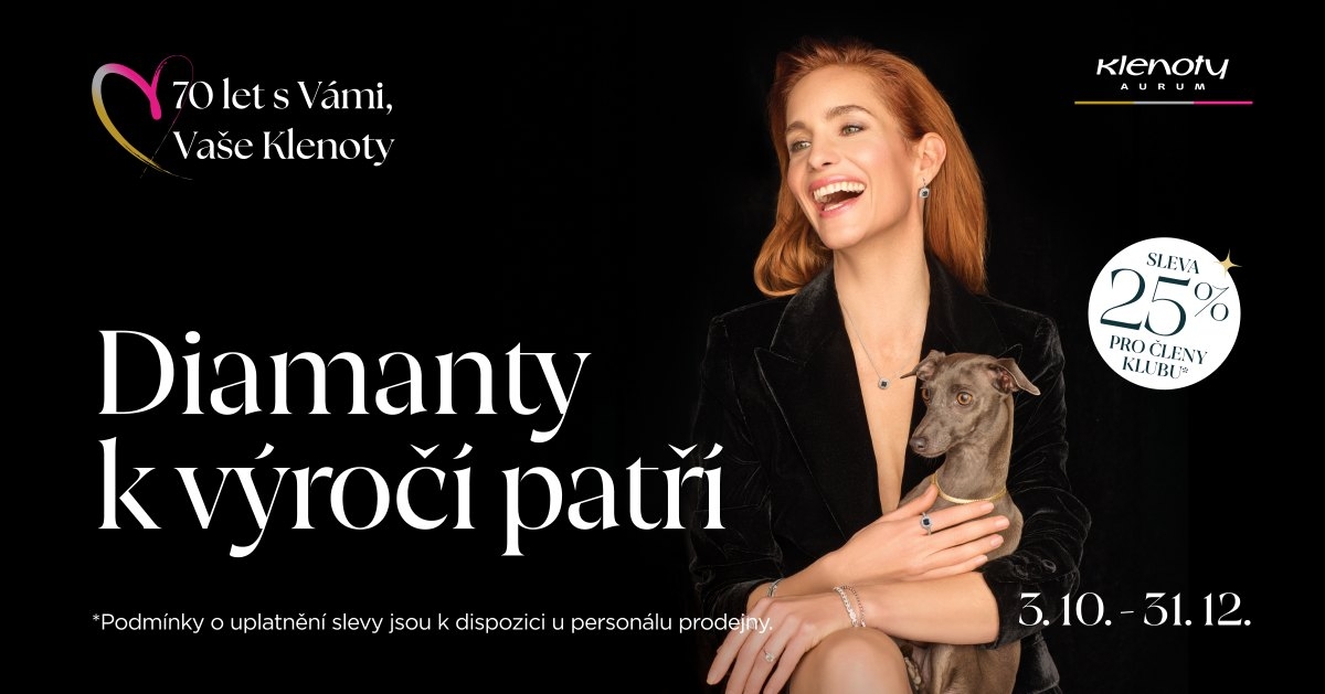 Diamanty k výročí patří