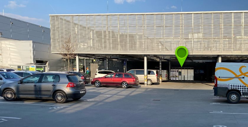 AlzaBox v&nbsp;Galerii Šantovka